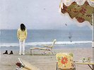 Neil Young On the Beach 1974 LP Original Flower Cover + Inner Sleeve Near Mint