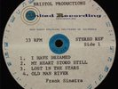 Acetate FRANK SINATRA The Concert Sinatra LP 1963 VERY RARE