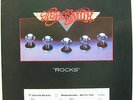 AEROSMITH Rocks 1976 US ORG White Label Promo LP STEVEN TYLER JOE PERRY Minty