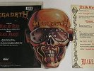 MEGADETH Wake Up Dead 1987 UK ORG Shaped PICTURE DISC Mustaine METAL