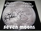 JACK BRUCE Seven Moons, VINYL LP Cream Sunshine Love White Room Autograph SIGNED