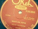 PRE-WAR COUNTRY SHORT BROS Okeh 45205 Whistling Rufus/Whictling Coon SOlid E