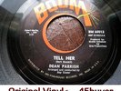 ? Dean Parrish 'Tell Her' RARE Northern Soul 45 HEAR