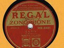 MEMPHIS JUG BAND ON UK REGAL ZONOPHONE MR 2331 IN E- CONDITION