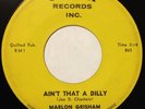 MARLON GRISHAM, AIN'T THAT A DILLY/SUGARFOOT, ON COVER 5982 RARE ROCKABILLY