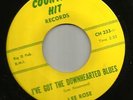 TEXAS ROCKABILLY BOPPER - LEE ROSE-- DOWNHEARTED BLUES--HEAR BOTH- COUNTRY HIT