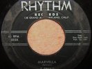 RHYTHM RECORDS 45 THE SPINNERS MARVELLA 125 DOO WOP