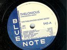 THELONIOUS MONK - THELONIOUS - BLUE NOTE 78 RPM