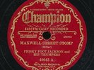14pc78 - RARE HOT JAZZ-Champion 40043-Frisky Foot Jackson and his Thumpers