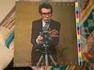 elvis costello  signed album cover