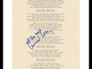 VERY RARE - LEONARD COHEN - MUSIC LEGEND - ORIGINAL HAND SIGNED AUTOGRAPH