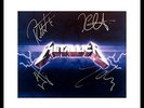 VERY RARE - METALLICA - GUITAR HEROES - ORIGINAL HAND SIGNED AUTOGRAPHS