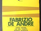 FABRIZIO DE ANDRE EP MADE IN PORTUGAL 45 PS 7 1968 * CARO AMORE * ITALIAN