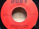 SAM E. SOLO northern soul 45 Love Is Not A Game/Tears Keep Falling   Ruby   EX
