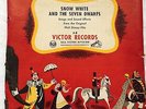 SNOW WHITE & THE SEVEN DWARFS - 3 Disc 78's Victor J8 25736 Orig Disney Cover EX
