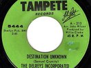 Northern Soul Original Delreys Incorporated Destination Unknown Tampete Issue