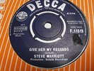 Small Faces Steve Marriott. Give Her My Regards. UK 1963 Decca Single, V Rare