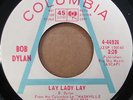 BOB DYLAN - Lay Lady Lay/Peggy Day | RARE country rock PROMO Columbia 45