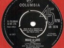 LITTLE FRANKIE MAKE A LOVE RARE MANCHESTER BEAT SCENE COLUMBIA DB 7578 10cc NM