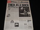 JETHRO TULL : THICK AS A BRICK ORIGINAL LP A-3U / B-2U - NEWSPAPER SLEEVE