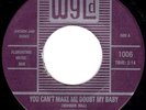 POPCORN R&B BLUES - BUNKER HILL - YOU CAN'T MAKE ME DOUBT MY BABY - RARE 45'