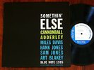 CANNONBALL ADDERLEY: SOMETHIN ELSE - BLUE NOTE 1595 MONO EAR RVG LP MILES DAVIS