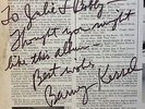 Autographed Kessel Manne Brown Poll Winners 3 Jazz LP Bobby Troup Julie London