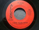 60s GEORGIA GARAGE--BO ALLEN--I HOPE YOU'RE PROUD--ALLEN 1008