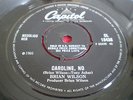 BRIAN WILSON Caroline, No CAPITOL UK ORIG 45 Beach Boys Pet Sounds 1966 EX Play