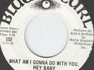 INSPIRATIONS - WHAT AM I GONNA DO WITH YOU,HEY BABY ,US  BLACK PEARL 102 DJ  '66