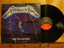 Metallica Ride The Lightning ORIG LYRIC INNER heavy metal