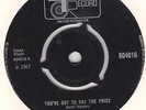 Al Kent You've got to pay the price Track Records