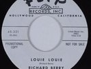 R&B Doo Wop 45 RICHARD BERRY Louie Louie FLIP HEAR VG++ DJ COPY