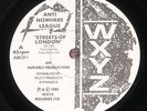 ANTI NOWHERE LEAGUE - STREETS OF LONDON -  ONE SIDED PROMO - 1981 - EXCELLENT