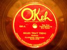 78 RPM-Clarence Williams Blue 5-Okeh 8267-Buster Bailey-Bud Christian-Eva Taylor
