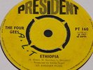 THE FOUR GEES   ETHIOPIA b/w ROUGH RIDER   UK PRESIDENT 7