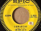 Garage Fuzz 45 LINK WRAY & THE WRAYMEN Comanche on EPIC   VG++   HEAR FULL AUDIO
