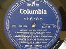 SAMSON FRANCOIS / récital CHOPIN RARE STEREO COLUMBIA SAXF 181 LP shipping 7.8 $
