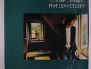 NICK DRAKE: Five Leaves Left LP (1st US issue c. '76, partial shrink, tiny corn