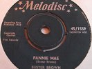 BUSTER BROWN   FANNIE MAE ** 1960 MELODISC 45
