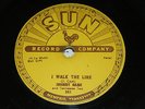 Johnny Cash 78 I Walk the Line Sun # 241 EX Get Rhythm Tennessee Two