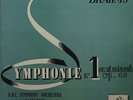 Toscanini/NBC SO: Brahms Symphony No. 1 Op. 68 - FALP 201 (red/silver) - rare