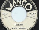 LEWIS LINDSEY 45RPM '60 MANCO THE PUSH/A PLEDGE AND A RING TEXAS ROCKER VG+++