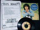 BEATLES GEORGE HARRISON SINGLE ORIGINAL ESPAÑA SPAIN HOJA INFORMATIVA  RAR RADIO