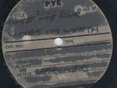 THE SEARCHERS  TAKE ME FOR WHAT I'M WORTH ONE SIDED ACETATE