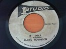 LLOYD ROBINSON - IT DEEP - ORIG 1978 (HOTTER REGGAE) STUDIO ONE 7