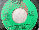 RARE KENI LEWIS Ain't Gonna Make it Easy De-Vel SWEET SOUL XOVER 45 HEAR