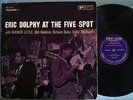 ERIC DOLPHY AT THE FIVE SPOT 1st Prs NEW JAZZ 8260 LP RVG DG Mono Booker Little
