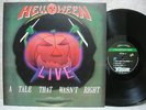 HELLOWEEN LIVE A TALE THAT WASN'T RIGHT 1992 LP W/INSERT NM   MINT- Promo