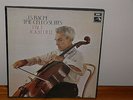 Mint cond.  JS Bach The Cello Suites Paul Tortelier Boxed set 3 LPs